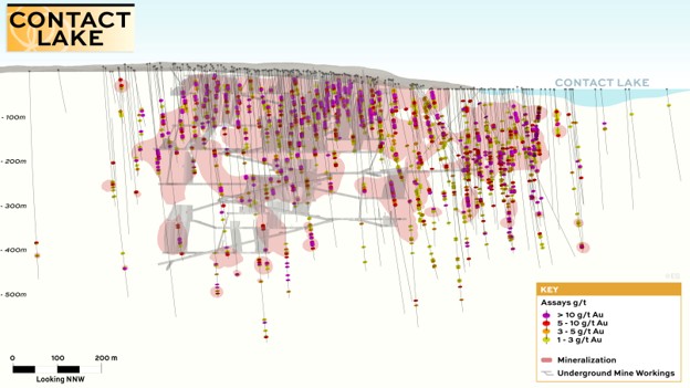 Contact Lake Gold Deposit Map #1