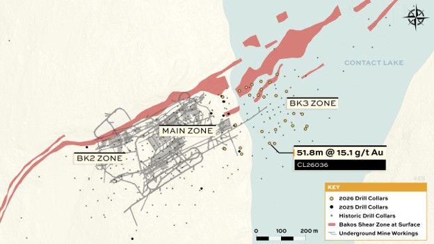 Contact Lake Gold Deposit Map #2